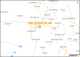 map of Hacienda Colpa