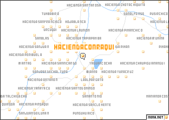 map of Hacienda Conraquí