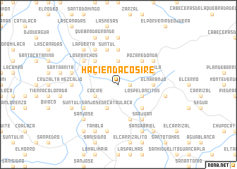 map of Hacienda Cosire