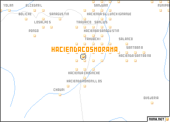 map of Hacienda Cosmorama