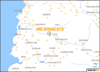 map of Hacienda Coto