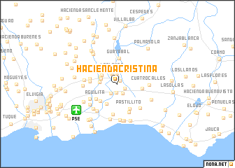 map of Hacienda Cristina