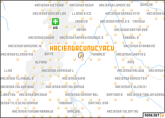 map of Hacienda Cunucyacu