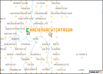 map of Hacienda Cutzatagua