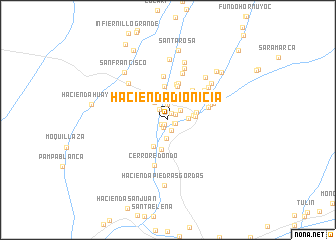 map of Hacienda Dionicia