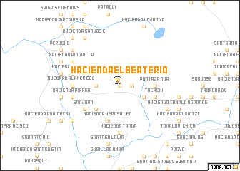 map of Hacienda El Beaterio