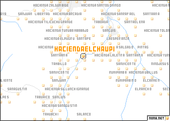 map of Hacienda El Chaupi