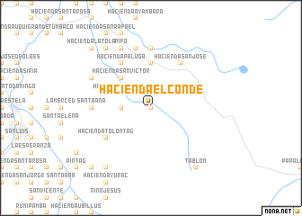 map of Hacienda El Conde