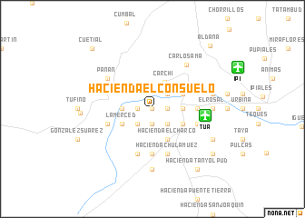 map of Hacienda El Consuelo