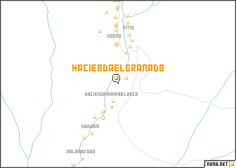 map of Hacienda El Granado