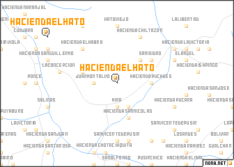 map of Hacienda El Hato