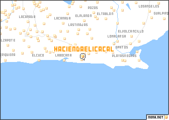 map of Hacienda El Icacal