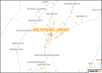 map of Hacienda El Jasmín