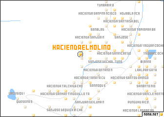 map of Hacienda El Molino