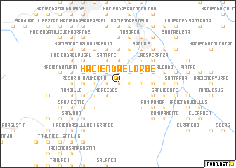 map of Hacienda El Orbe