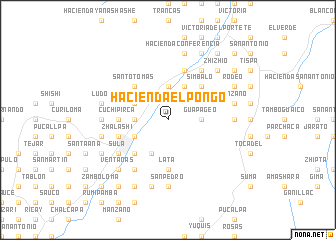 map of Hacienda El Pongo