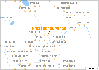 map of Hacienda El Prado