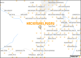 map of Hacienda El Pugru