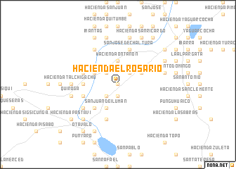 map of Hacienda El Rosario