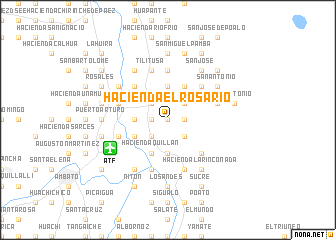 map of Hacienda El Rosario