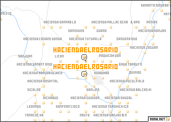 map of Hacienda El Rosario