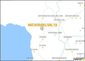 map of Hacienda El Salto