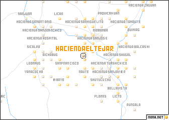 map of Hacienda El Tejar