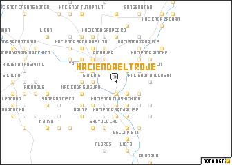 map of Hacienda El Troje