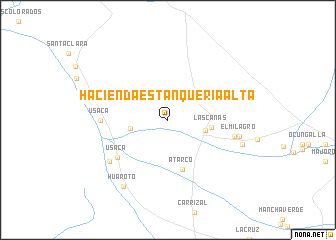 map of Hacienda Estanquería Alta