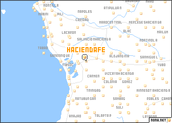 map of Hacienda Fé