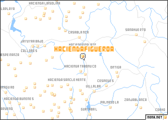 map of Hacienda Figueroa