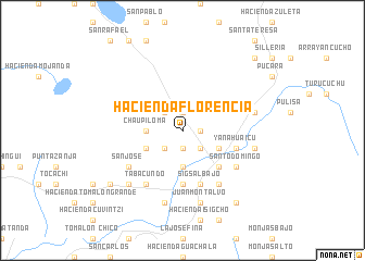map of Hacienda Florencia