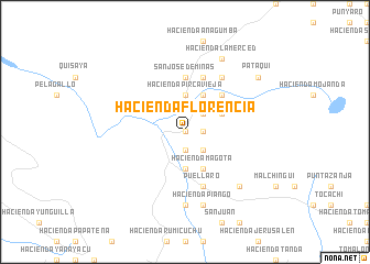 map of Hacienda Florencia