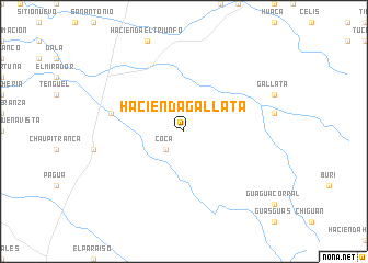 map of Hacienda Gallata