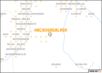 map of Hacienda Galpón