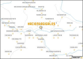 map of Hacienda Gigales