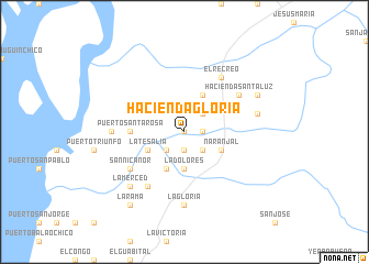 map of Hacienda Gloria