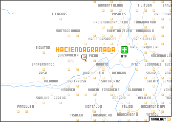 map of Hacienda Granada