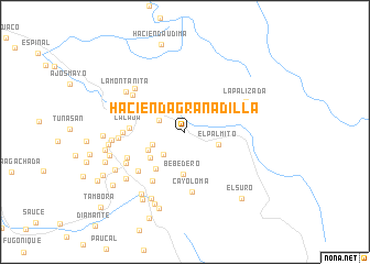 map of Hacienda Granadilla