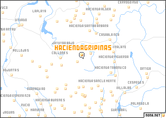 map of Hacienda Gripinas