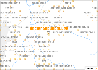 map of Hacienda Guadalupe