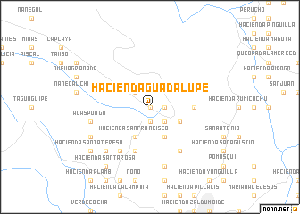 map of Hacienda Guadalupe