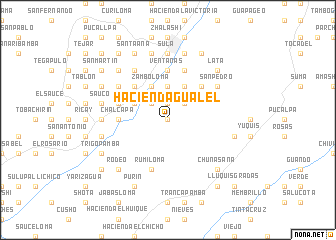 map of Hacienda Gualel