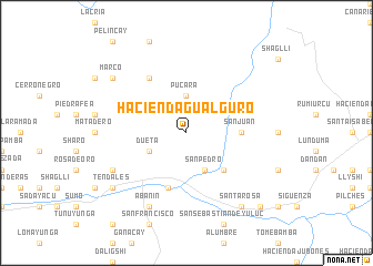 map of Hacienda Gualguro