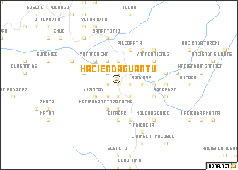 map of Hacienda Guantu