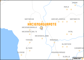 map of Hacienda Guapote