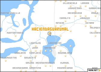 map of Hacienda Guarumal