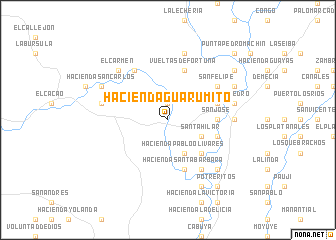 map of Hacienda Guarumito