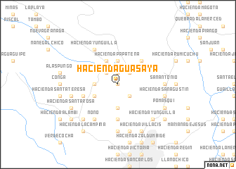 map of Hacienda Guasaya