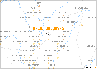 map of Hacienda Guayas